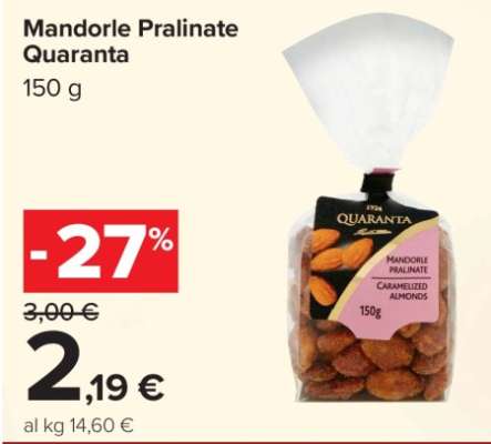 Mandorle Pralinate Quaranta