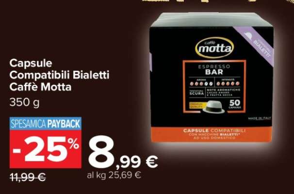 Capsule Compatibili Bialetti Caffè Motta