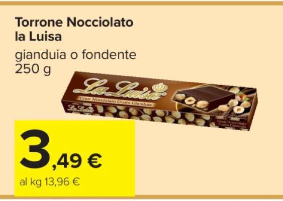 Torrone Nocciolato la Luisa
