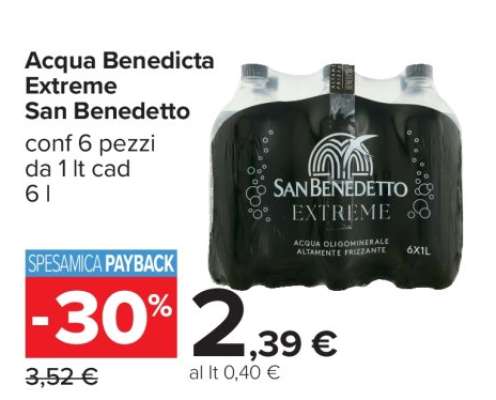 Acqua Benedicta Extreme San Benedetto