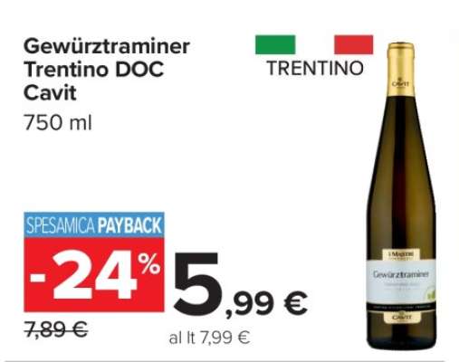 Gewurztraminer Trentino DOC Cavit
