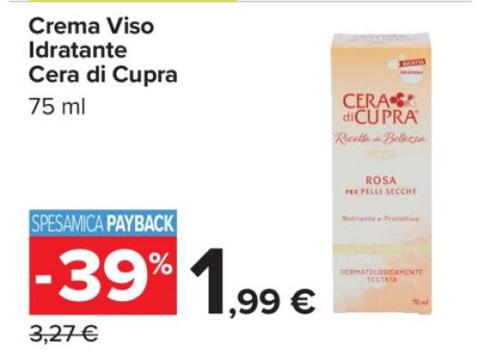Crema Viso Idratante Cera di Cupra