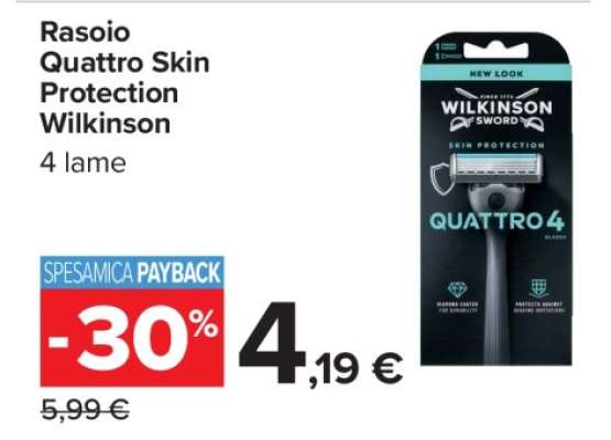 Rasoio Quattro Skin Protection Wilkinson