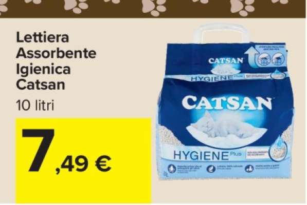 Lettiera Assorbente Igienica Catsan