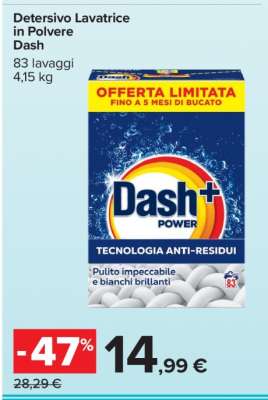 DASH Detersivo Lavatrice in Polvere