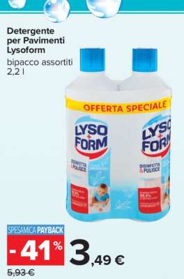Detergente per Pavimenti Lysoform