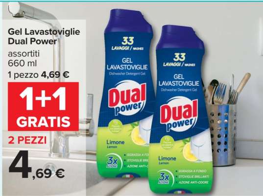 Gel Lavastoviglie Dual Power