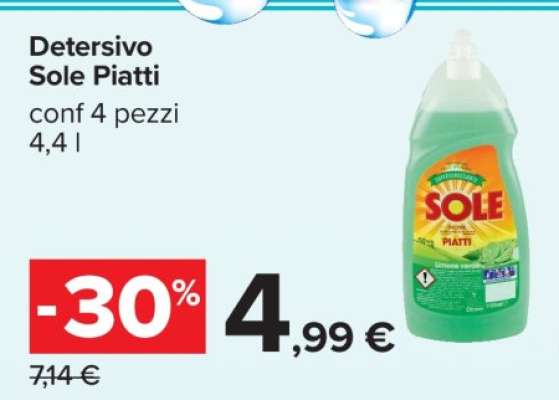 Detersivo Sole Piatti