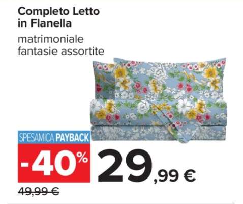 Completo Letto in Flanella