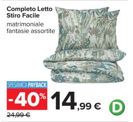 Completo Letto Stiro Facile