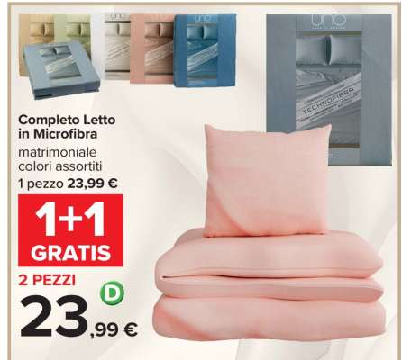 Completo Letto in Microfibra