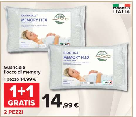 GUANCIALE FIOCCO DI MEMORY