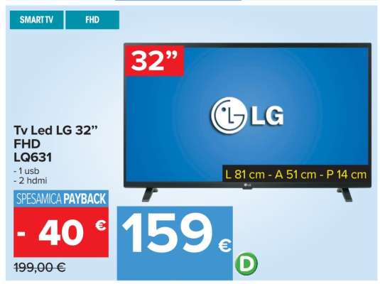 Tv Led Lg 32’’ FHD LQ631