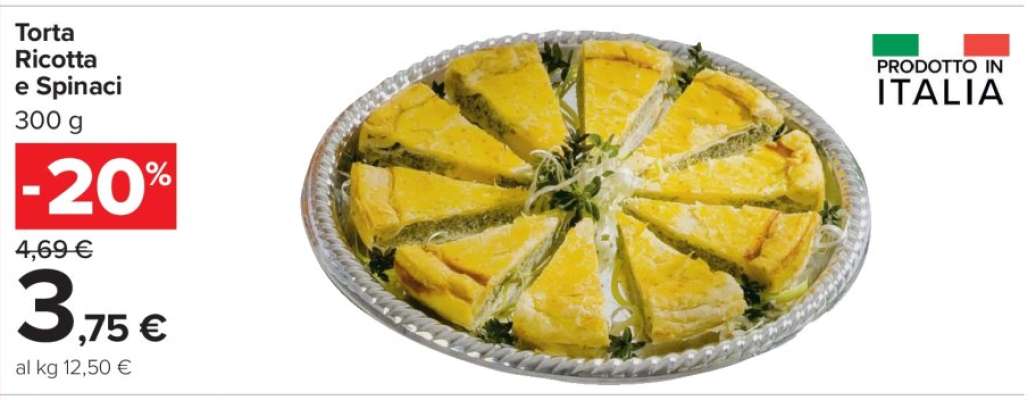 Torta Ricotta e Spinaci