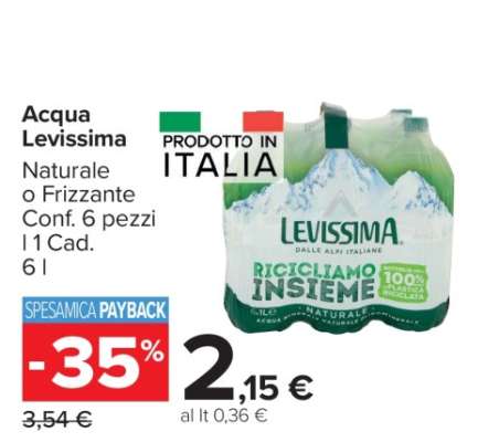 ACQUA LEVISSIMA