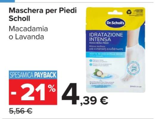 Maschera per Piedi Scholl