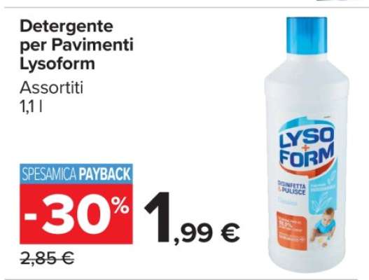 Detergente per Pavimenti Lysoform