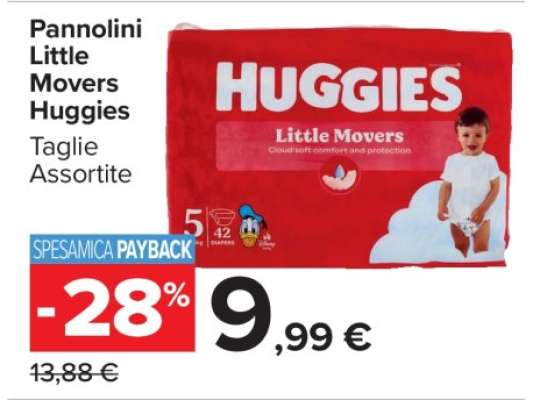 Pannolini Little Movers Huggies