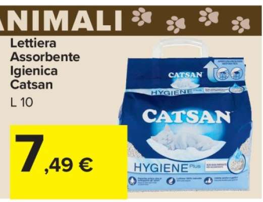 Lettiera Assorbente Igienica Catsan