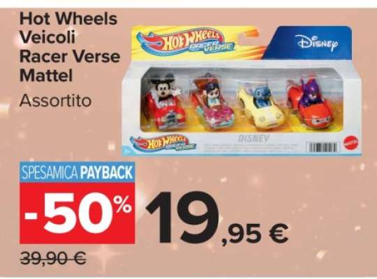 Hot Wheels Veicoli Racer Verse Mattel