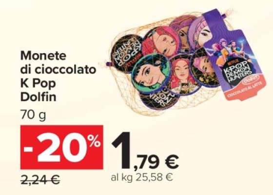 Monete di cioccolato K Pop Dolfin