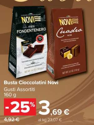 Busta Cioccolatini Novi