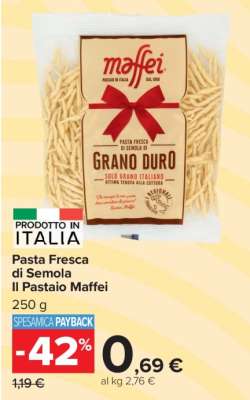 Pasta Fresca di Semola Il Pastaio Maffei