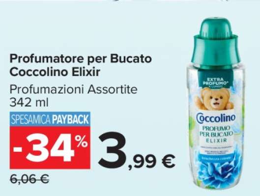 Profumatore per Bucato Coccolino Elixir