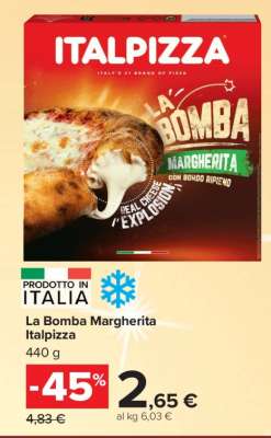 La Bomba Margherita Italpizza