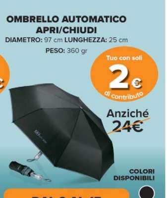 OMBRELLO AUTOMATICO APRI/CHIUDI