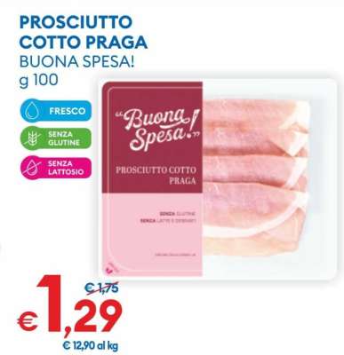Prosciutto cotto Praga