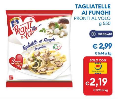 Tagliatelle ai funghi