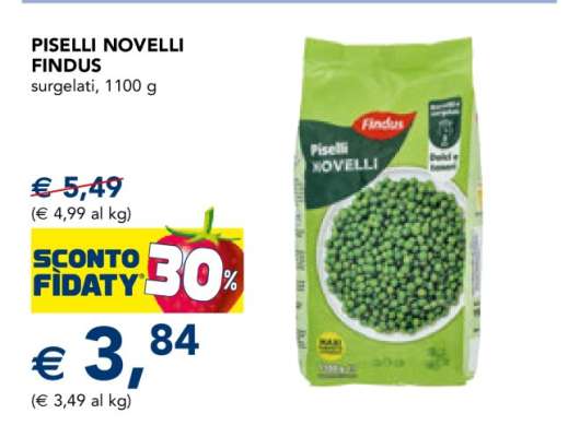 Piselli Novelli Findus