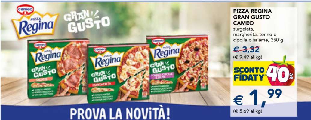 Pizza Regina Gran Gusto Cameo