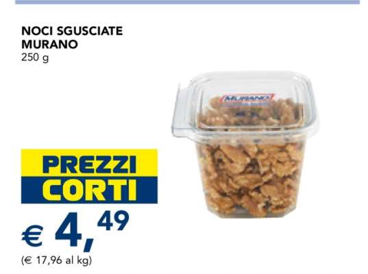 NOCI SGUSCIATE MURANO