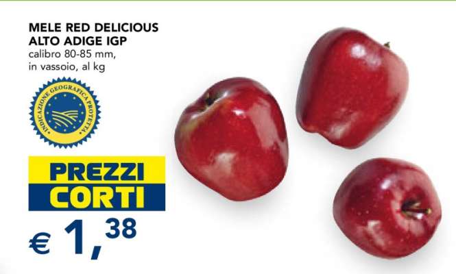 MELE RED DELICIOUS ALTO ADIGE IGP