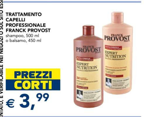 TRATTAMENTO CAPELLI PROFESSIONALE FRANCK PROVOST