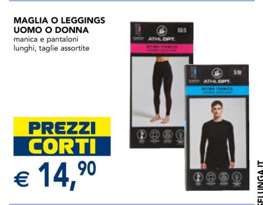 MAGLIA O LEGGINGS UOMO O DONNA