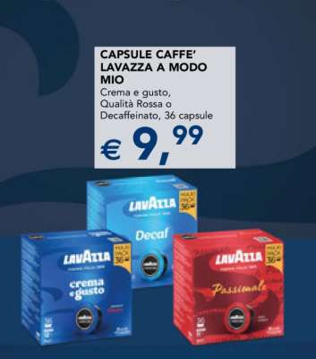 CAPSULE CAFFÈ LAVAZZA A MODO MIO