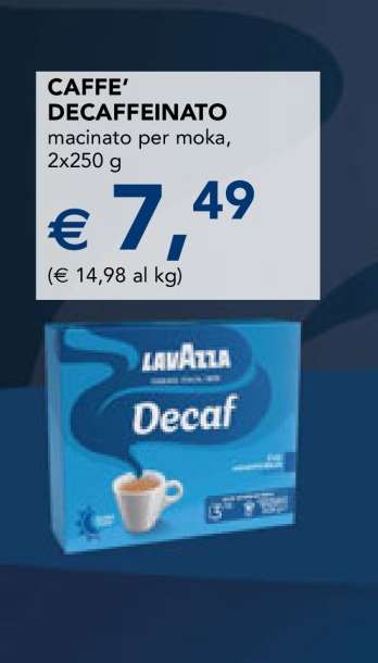 CAFFE' DECAFFEINATO