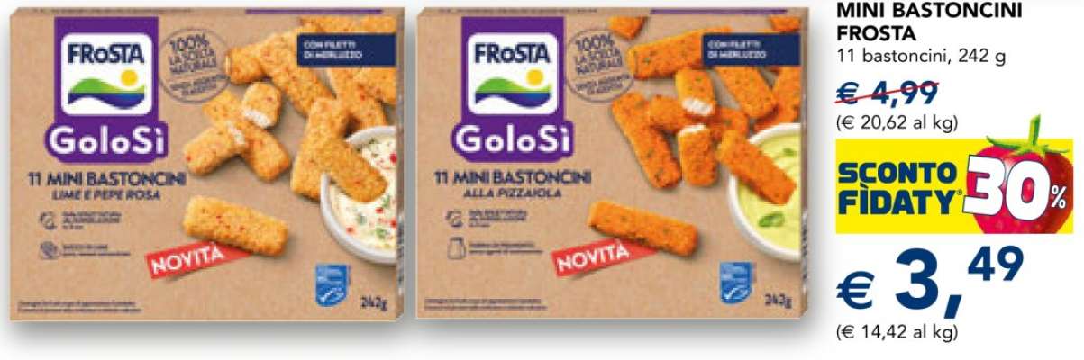 MINI BASTONCINI FROSTA