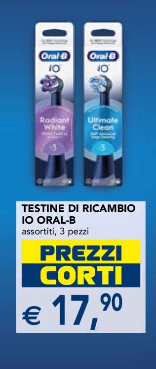 TESTINE DI RICAMBIO IO ORAL-B