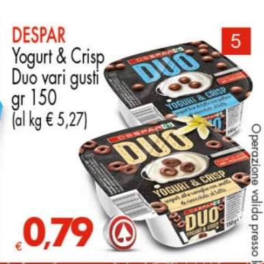 DESPAR Yogurt & Crisp Duo vari gusti