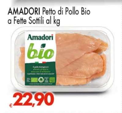 AMADORI Petto di Pollo Bio a Fette Sottili al kg
