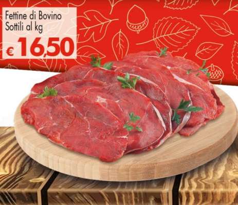 FETTINE DI BOVINO