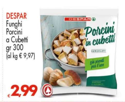 DESPAR Funghi Porcini a Cubetti