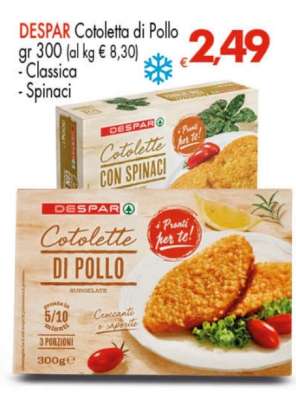 DESPAR Cotoletta di Pollo