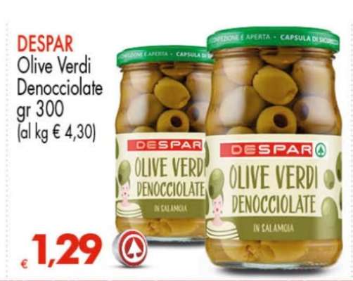 DESPAR Olive Verdi Denocciolate