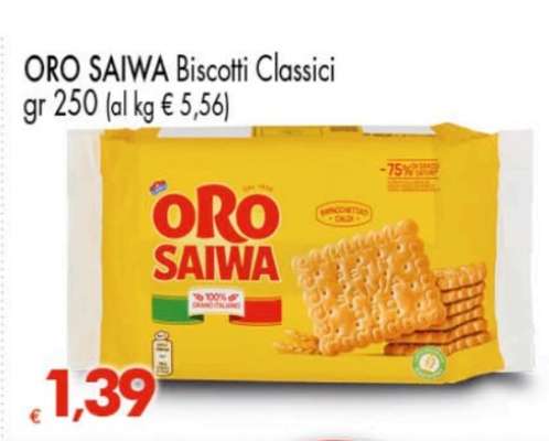 ORO SAIWA BISCOTTI CLASSICI