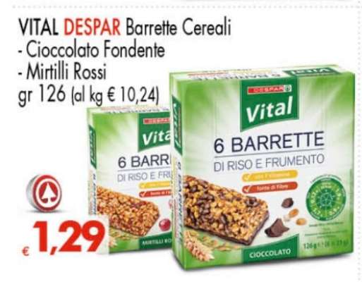 VITAL DESPAR Barrette Cereali